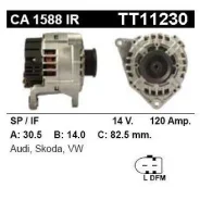 ��������� Audi Skoda VW CA1588 12V 120A L-DFM ��� Bosch TecTec CA1759 SG12B054, SG12B011, 2542324A, SG12B025, 124515028 ����