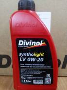 Divinol. Вязкость 0w20, синтетическое