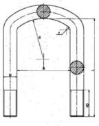 Стремянка !101/125xM24x3x320-U BPW B179M24A056_ Weweler B179M24A056
