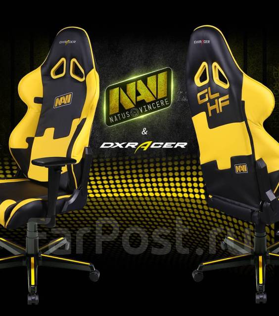 Кресло игровое dxracer oh rv131 n черный