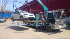 Услуги эвакуатора Грузоперевозки бортовой с краном манипулятор 5 тонн