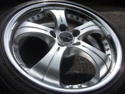 Именитые диски Work Euroline в летней резине Bridgestone. 7.5x18" 5x114.30 ET45 ЦО 73,0 мм.
