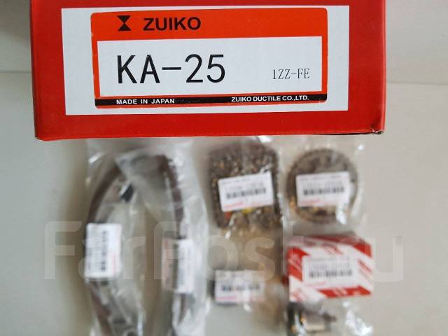 Ремкомплект цепи ГРМ Zuiko 13506-22030 Toyota 1ZZ-FE купить во ...