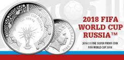 Австралия 1 доллар 2018 FIFA World Cup Russia Футбол Пруф
