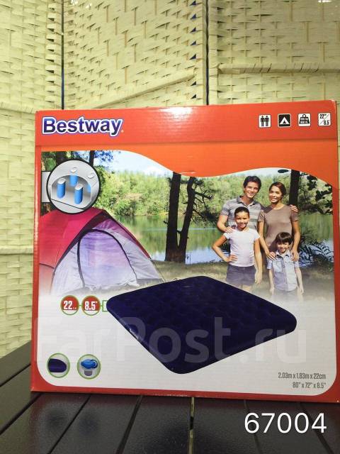 Bestway матрас надувной 203 х 183 х 22 см