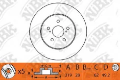 ���� ��������� ���. NIBK Lexus RX330/350/450 GSU3#(03-)Toyota Harrier 43512-48081, 43512-48080, 43512-48090, 43512-48100, 43512-0E010 ����