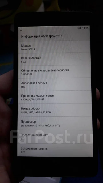 Lenovo A6010. �/� ����