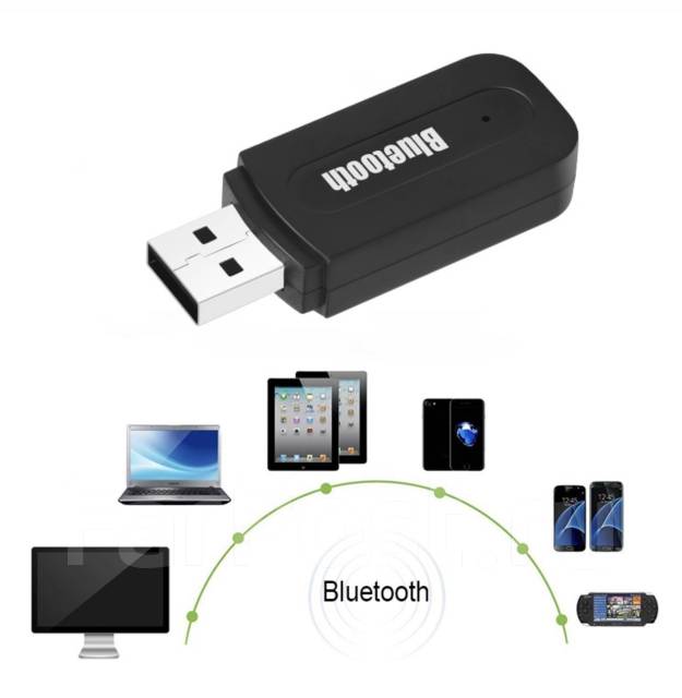 Wireless блютуз адаптер как подключить Автоаксессуар, новый, в наличии. Цена: 350 ₽ во Владивостоке