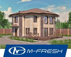 M-fresh Lepota! (Посмотрите для себя проект красивого дома! Лепота! ). 200-300 кв. м., 2 этажа, 5 комнат, бетон
