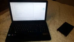 Toshiba Satellite L850-B5K. 15.6", 2 500,0����, ��� 8 ��, ���� 500���, WiFi, Bluetooth, ����������� �� 4��.