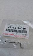 Пружинка тормозных колодок противоскрипная Toyota 47748-20040. Toyota: Allex, WiLL VS, ist, Vios, Vitz, Corolla Axio, Soluna Vios, RAV4, Corolla Verso...