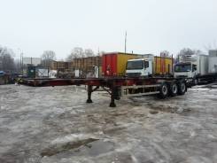 Krone SD. Happy trailer контейнеровоз 2007 год, 39 030 кг.