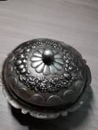 Сахарница - Конфетница- Икорница Мельхиор Шикарная ( Редкость ). Оригинал