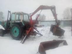 ЮМЗ 6. Грейферный погрузчик на базе ЮМЗ