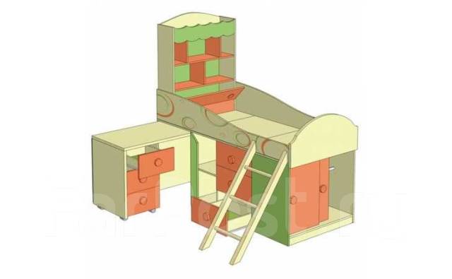Кровать чердак фруттис схема сборки