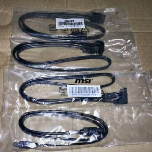 Кабель интерфейсный MSI SATA-3 DATA для SSD [Male->Male] 45 см, 6 Гб/с ...