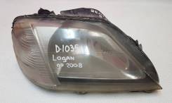 Фара. Renault Logan Двигатели: D4D, D4F, K4M, K7J, K7M, K9K