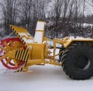 Кировец К-700. Фрезерно-роторный снегоочиститель К-700, К-701