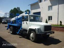 Випо-24. Автогидроподъемник ВИПО-24-01 на шасси ГАЗ-33098 (4х2) стрела вперед, 24,00 м.