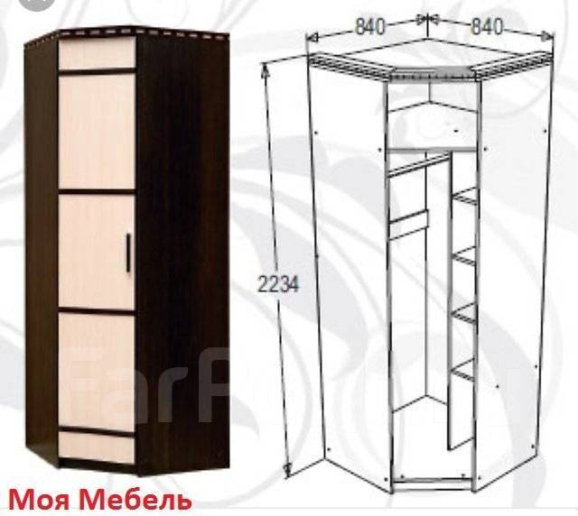 Шкаф угловой ольга 13