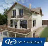 M-fresh Jamaica Maximum! (Доработанный вариант проекта с цоколем! ). 200-300 кв. м., 2 этажа, 5 комнат, бетон