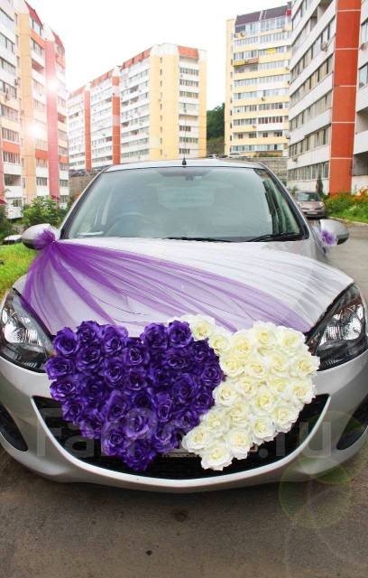 Свадебные украшения на машину купить в Москве