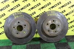 Диск тормозной. Lexus RX330, GSU30, GSU35, MCU33, MCU35, MCU38 Lexus RX350, GSU30, GSU35, MCU33, MCU35, MCU38 Lexus RX300, GSU35, MCU35, MCU38 Lexus R...