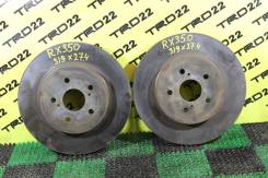 Диск тормозной. Lexus RX330, GSU30, GSU35, MCU33, MCU35, MCU38 Lexus RX350, GSU30, GSU35, MCU33, MCU35, MCU38 Lexus RX300, GSU35, MCU35, MCU38 Lexus R...