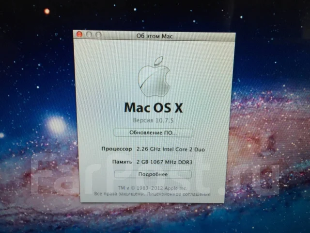 Apple MacBook 13 2009 Late MC207. 13", ��� 2048 ��, WiFi: 1, Bluetooth: 1 ����