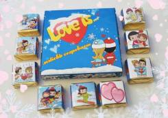 Шоколадный набор Love is. Подарок на 14 февраля