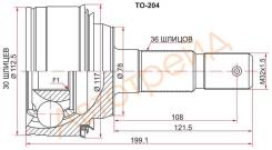 Шрус подвески. Lexus LX450d, URJ201, URJ202, VDJ201 Lexus LX570, URJ201, URJ201W, URJ202, VDJ201 Lexus LX460, URJ201, URJ202, VDJ201 Toyota Land Cruis...