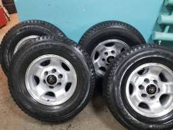 Срочно! шины+диски 0 вылет 265/70/16 LC80/Surf/Prado/Pajero/Patrol/Surf. 8.0x16 6x139.70 ET0 ЦО 110,0 мм.