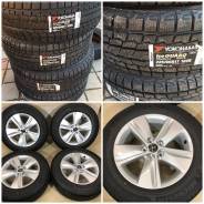 225/65R17 Yokohama G075 новая зима 18 г. с новыми дисками Toyota Rav4. 7.0x17" 5x114.30 ET39 ЦО 60,1 мм.
