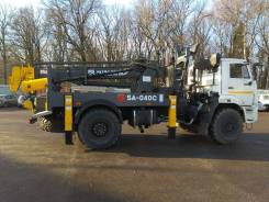 Junjin. Кран буровая JunJin SA-040C, на шасси Камаз 43502 - 4x4, 4 000 кг.