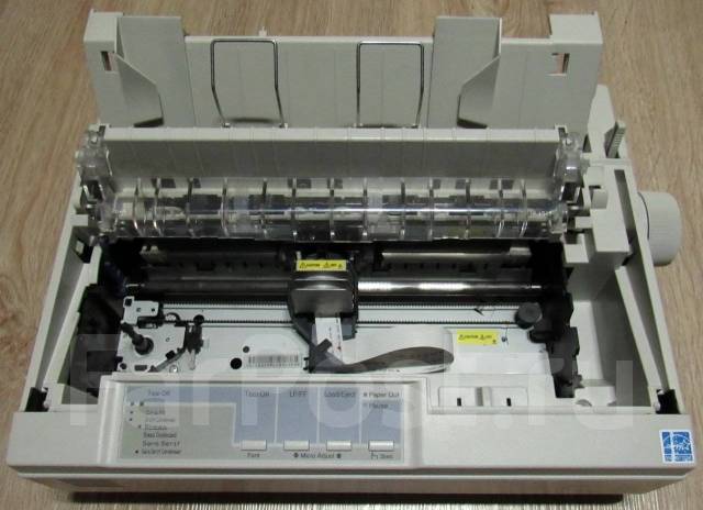 Принтер Epson LX-300+II (матричный 9pin, A4). Полный комплект, б/у, в ...