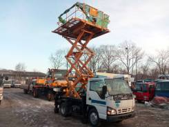 Isuzu Elf. Автовышка Isuzu ELF, 4 300 куб. см., 7 м.