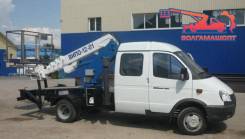 ГАЗ ГАЗель Фермер. Автовышка ВИПО-12 на шасси ГАЗ-33023 Газель Фермер 4х4, 2 700 куб. см., 12,00 м.