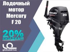 Mercury. 20,00 л.с., 4-тактный, бензиновый, нога S (381 мм), Год: 2017 год