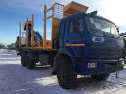 Майкопский машиностроительный завод Майман-110S. КМУ Сортиментовоз Камаз 43118-3027-46 (со спалкой) + КМУ Майман-110S, 11 700 куб. см., 12 000 кг., 6x...