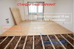 Деревянные регулируемые полы на болт-анкерах новой конструкции