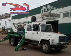 КамАЗ ПСС-131.22Э. ПСС-131.22Э на шасси ГАЗ-3309 (1-2 рядная кабина), 4 430 куб. см., 22 м. Под заказ