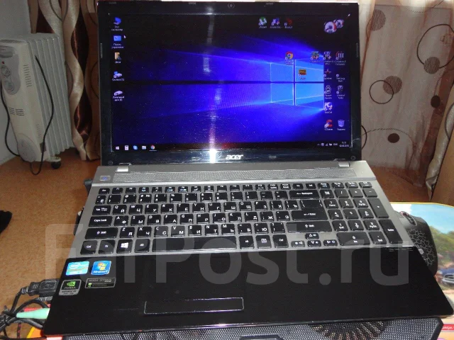 Acer Aspire V3-571G-53216G75Makk. 15.6", 2,5����, ��� 8 ��, ���� 500���, WiFi: 1, Bluetooth: 1, ����������� �� 3��. ����