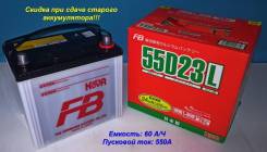 FB Super Nova. 60 А.ч., Обратная (левое), производство Япония