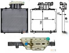 Радиатор системы охлаждения !938x765x42 MAN TG-A 8MK 376 721-711_ Behr-hella 8MK376721711