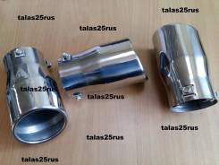 Насадка на глушитель. Toyota Fortuner Toyota Hilux Surf, TRN210W, VZN210W, RZN215W, KDN215W, GRN215W, VZN215W, RZN210W, TRN215W Двигатели: 2TRFE, 5VZF...