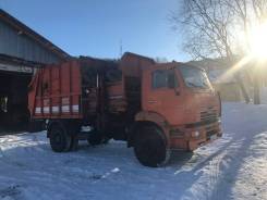 КамАЗ 53605. Продаётся мусоровоз на базе Камаз в г. Иркутске, 11 760 куб. см.