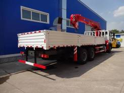 Howo Sinotruk. Бортовой грузовик HOWO T5G с КМУ XCMG SQS200III, 6 870 куб. см., 10 т и больше. Под заказ