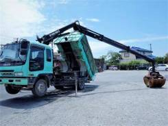 Isuzu Forward. Самосвал с грейфрной установкой HIAB, 8 220 куб. см., 5 300 кг. Под заказ