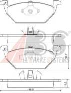 Колодки тормозные. Audi S3, 8L1 Audi A3, 8L1 Volkswagen Polo, 612, 602 Двигатели: AAD, AEH, AGN, AGR, AGU, AHF, AHL, AJM, AJP, AJQ, AKL, ALH, AMK, APF...