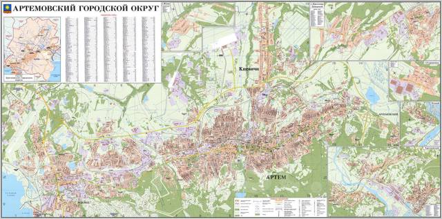 Показать карту артема. Карта Артема. Артемовский городской округ карта.